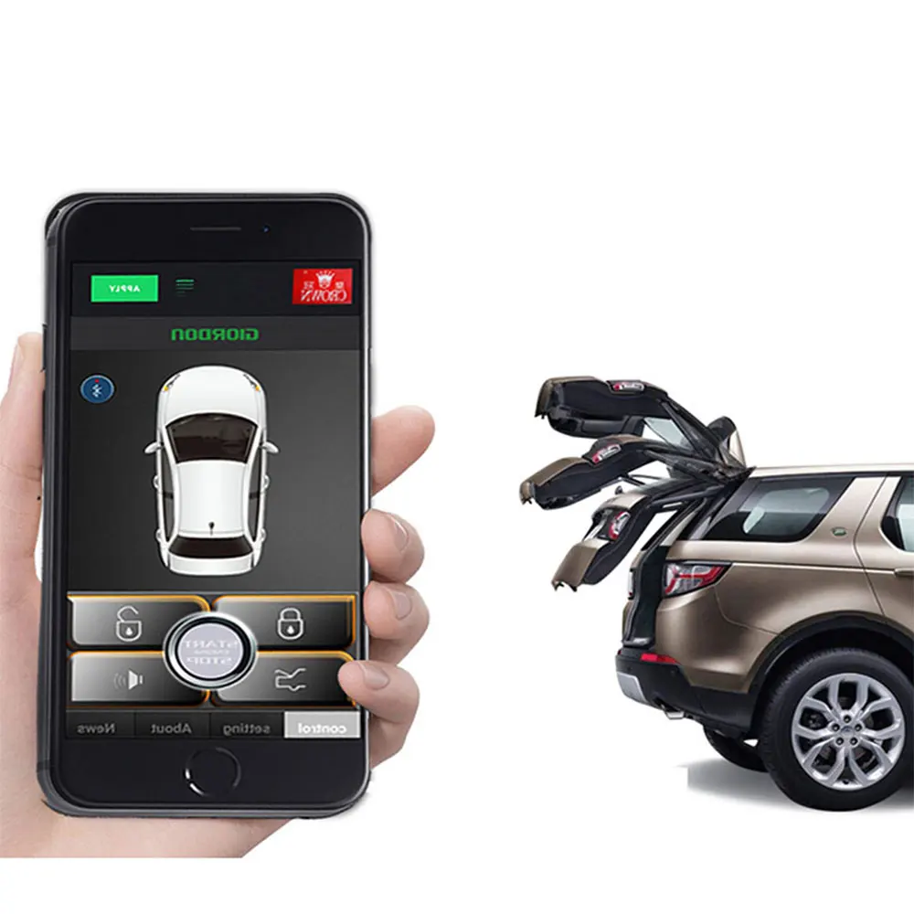 Smartphone Keyless Entry Central Locking/Unlock Auto Push Window Fit For Android PKE Control