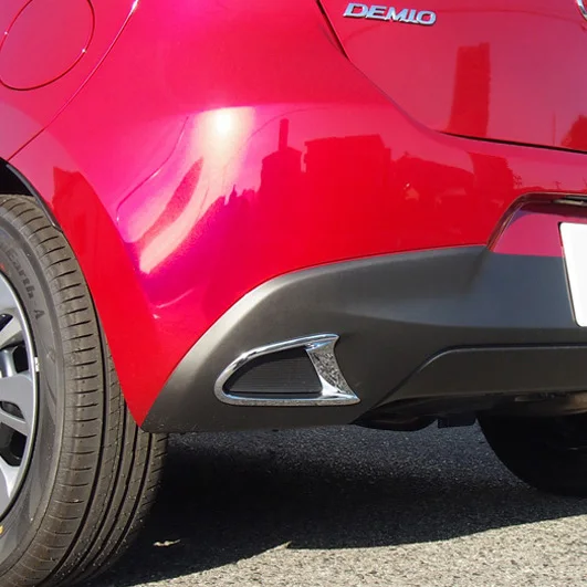 Хромированная задняя противотуманная фара для Mazda 2 Mazda2 Demio DJ хэтчбека 2015 2016 2017 2018