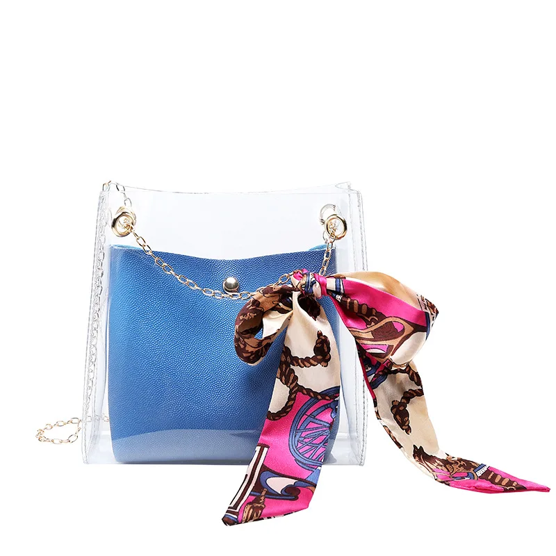 

Manufacturers selling 2019 spring the new female bag fashion women's shoulder bag worn jelly bag carrying bag