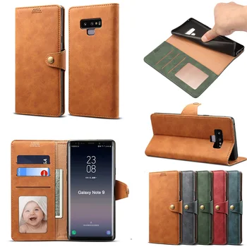 

Case for Samsung Galaxy A6 J6 2018 Coque Leather Stand Card Slot Wallet Flip Cover For Samsung Galaxy Note 9 A6 S9 plus Case J6