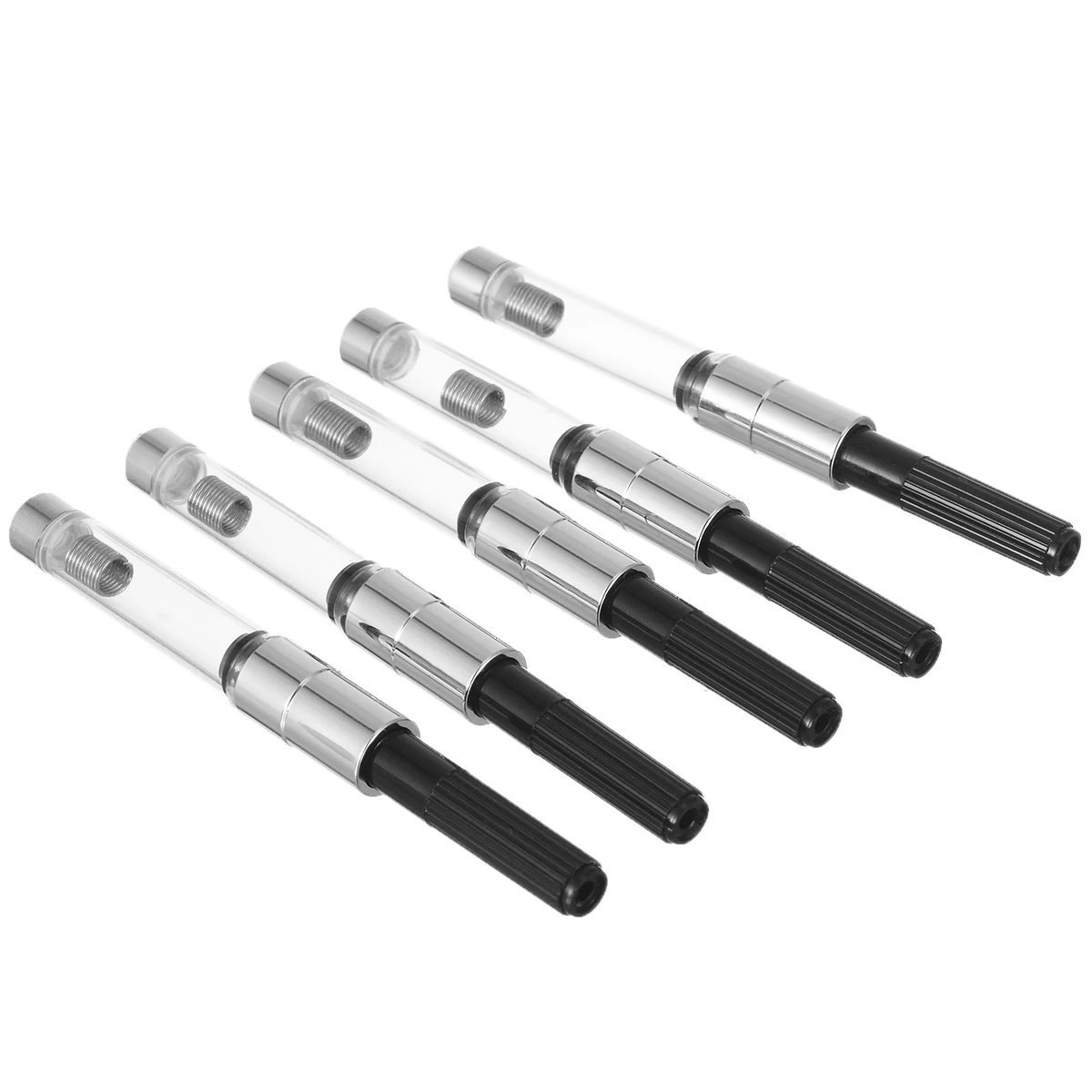 5pcs Universal New Fountain Pen Metal Pen Converter International Standard Fill ink Absorber dropshipping Size 70mm Long