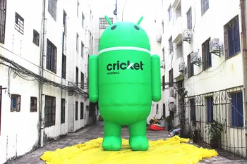 

Free shipping 5m high giant inflatable android balloon for advertising