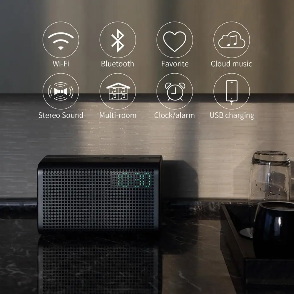 GGMM E3 Bluetooth Speaker Column 10W Powerful WiFi