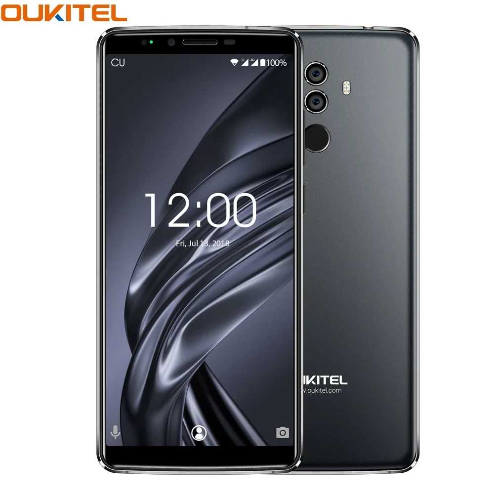 OUKITEL K8 4G смартфон 6,0 inch Android 8,0 MTK6750T Octa Core 4 GB Оперативная память 64 Гб Встроенная память 13.0MP + 2.0MP сзади-камера 5000 mAh Мобильный телефон