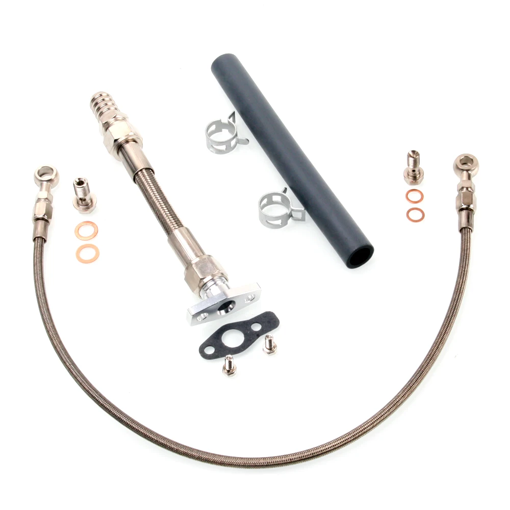 

Kinugawa Turbo Oil Feed and Return Line Kit for Nissan RB20DET RB25DET w/ for TRUST TD06-20G