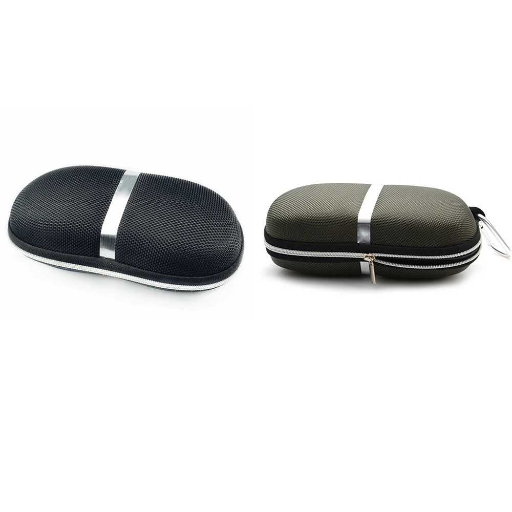 

Fashion EVA Sunglasses Case Zipper Closure for Glasses Sports Goggles Eye glasses Spacious with Zipper Closure Black Accessories