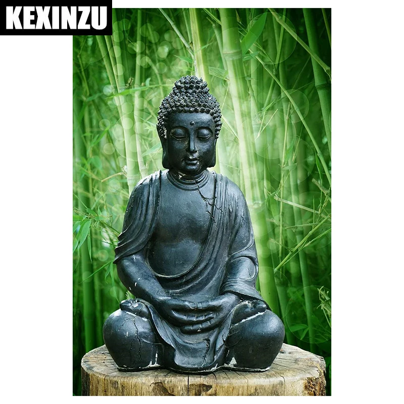 

5d diamond painting full square cross stitch Buddha Statue diamant embroidery picture sticker diamond animals Art hobby crafts