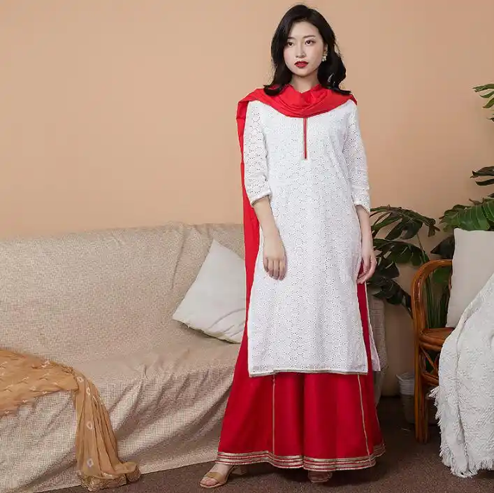 ethnic skirt top set