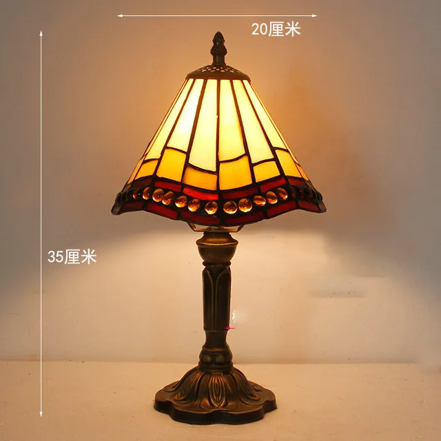 Турецкая настольная лампа AC110V 220 V, Винтажная настольная лампа, стеклянный абажур для спальни, прикроватной тумбочки, украшения для гостиной, E27, лампочка в комплекте - Цвет абажура: L