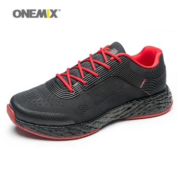 

ONEMIX summer running shoes for men & women high-tech sneakers energy marathon running super light rebound Anti-skid outsol