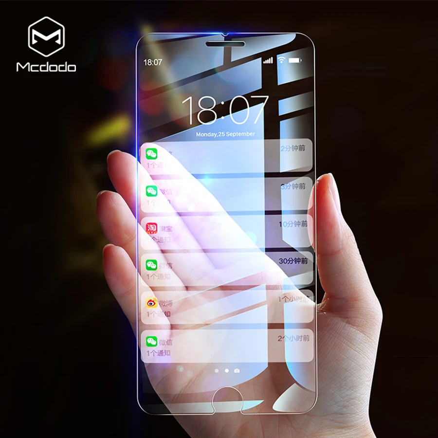 Защитное стекло Mcdodo закаленное 0 3 мм для iPhone 6 7 8 Plus 9H прозрачная защитная пленка