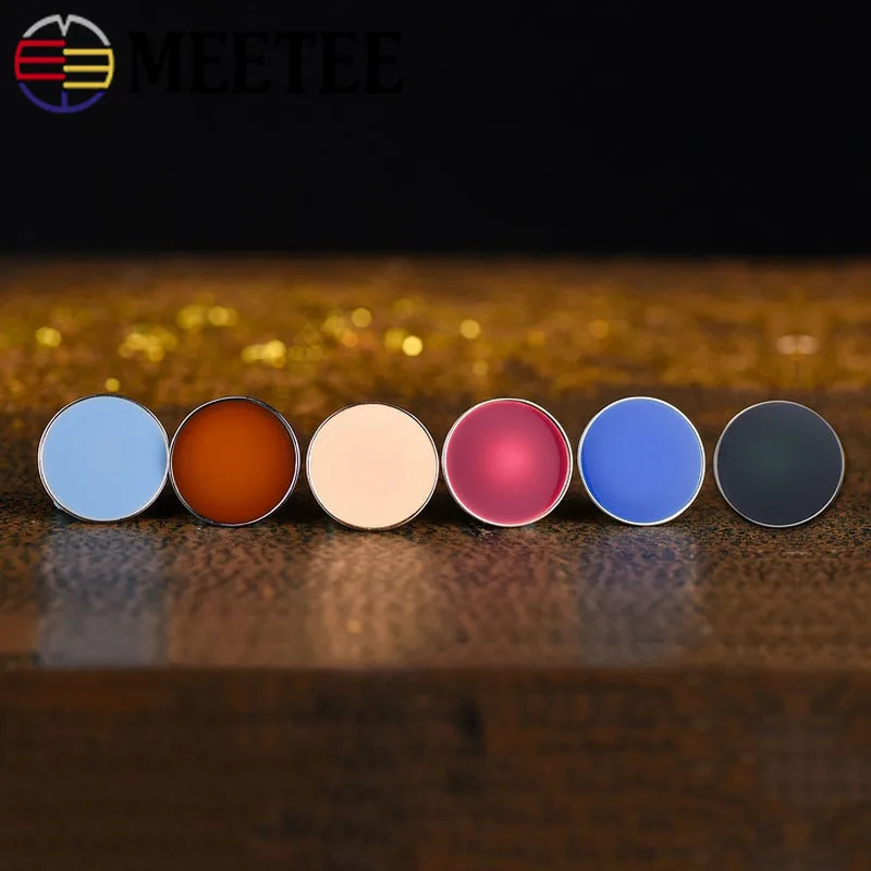 

10pcs 15/20mm High Grade Metal Buttons for Clothing Women Men Suit Coat Clothes Sewing Diy Decor Crafts Gift Accessories
