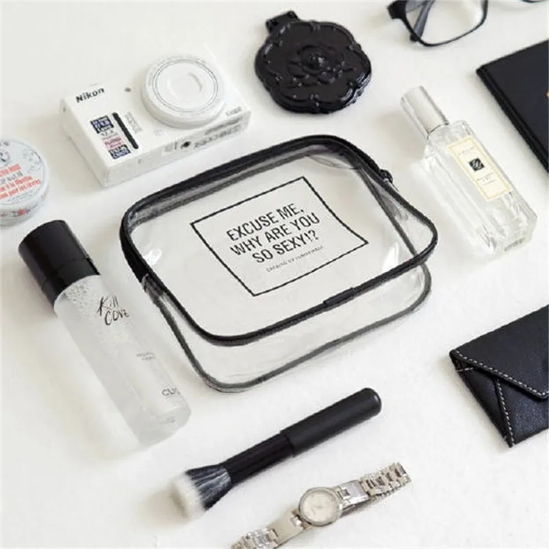 Vogvigo PVC Cosmetic Bag Waterproof Clear Pouch Organizer Makeup Bags Women Travel Toiletry Case Accessories Bulk Supplies Vogvigo PVC Cosmetic Bag Waterproof Clear Pouch Organizer Makeup Bags Women Travel Toiletry Case Accessories Bulk Supplies