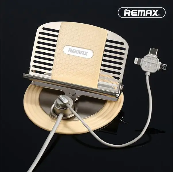 imágenes para Remax Universal Sostenedor Del Teléfono Del Coche con 3 en 1 usb cable de carga para iphone/android phones/tipo c teléfonos imágenes para Remax Universal Sostenedor Del Teléfono Del Coche con 3 en 1 usb cable de carga para iphone/android phones/tipo c teléfonos