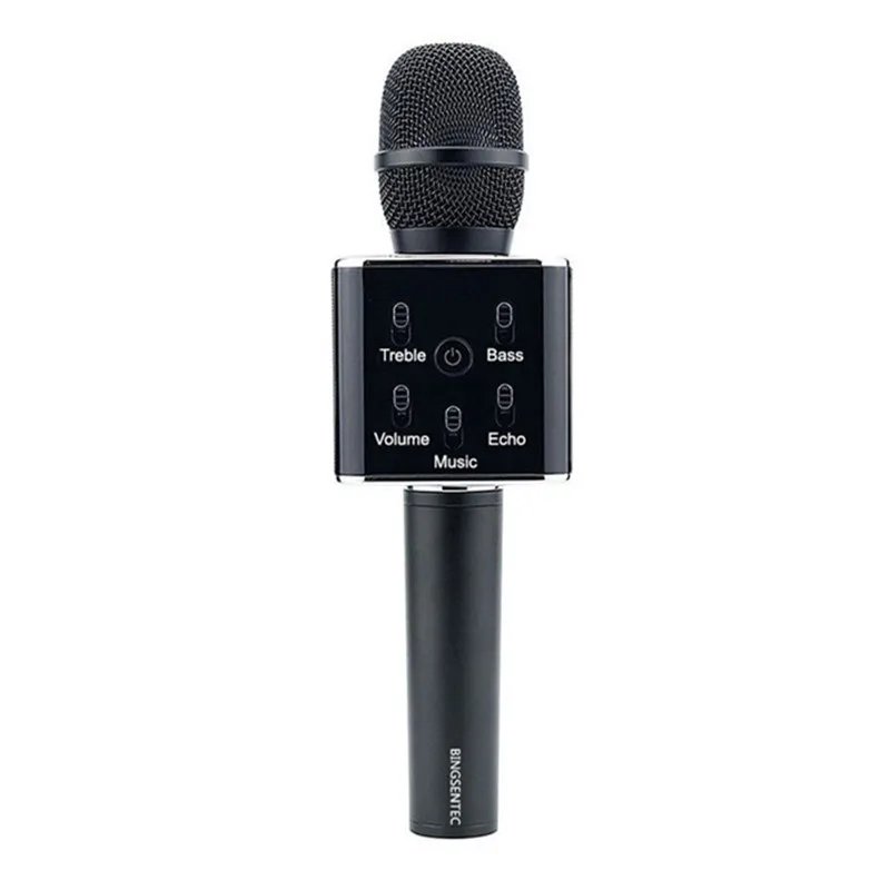 BINSENTEC Q7 Magic Karaoke Microphone Phone KTV Player Wireless Condenser Bluetooth MIC Speaker Record Music For Iphone Android BINSENTEC Q7 Magic Karaoke Microphone Phone KTV Player Wireless Condenser Bluetooth MIC Speaker Record Music For Iphone Android