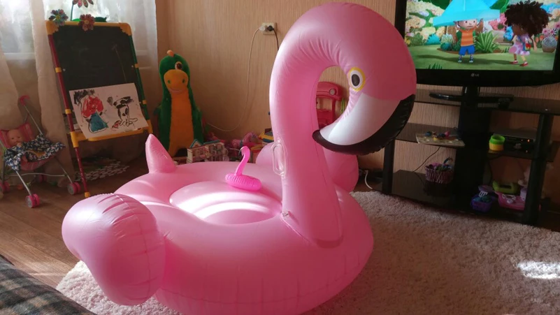 YUYU надувной бассейн с фламинго, плавающий фламинго, плавающий бассейн, плавающий бассейн с трубкой, бассейн для взрослых с фламинго, надувное кольцо для плавания, игрушки для бассейна