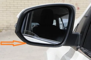 

CAPQX For Toyota RAV4 2016 2017 2018 Outside Rearview Mirror Frame Lens cover rear view mirror guarder shell Reverse Cap Case