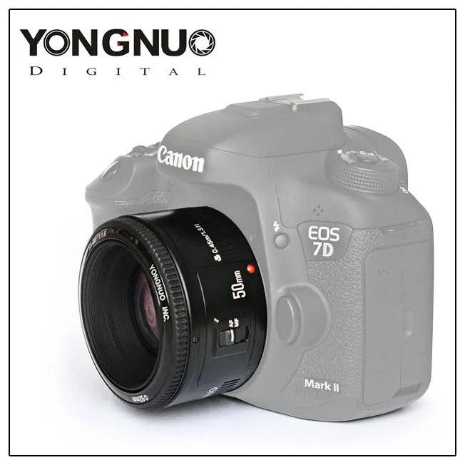Объектив для камеры Canon объектив с фиксированным фокусом 50 мм F 1 8|Объективы