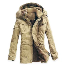 Plus Größe Größe M-5XL Neue männer Schlanke Lange 100% Baumwolle dicken Winter Schnee Warme Jacke Faux Pelzmantel Parkas, 4 Farben, FZC01, Freies schiff