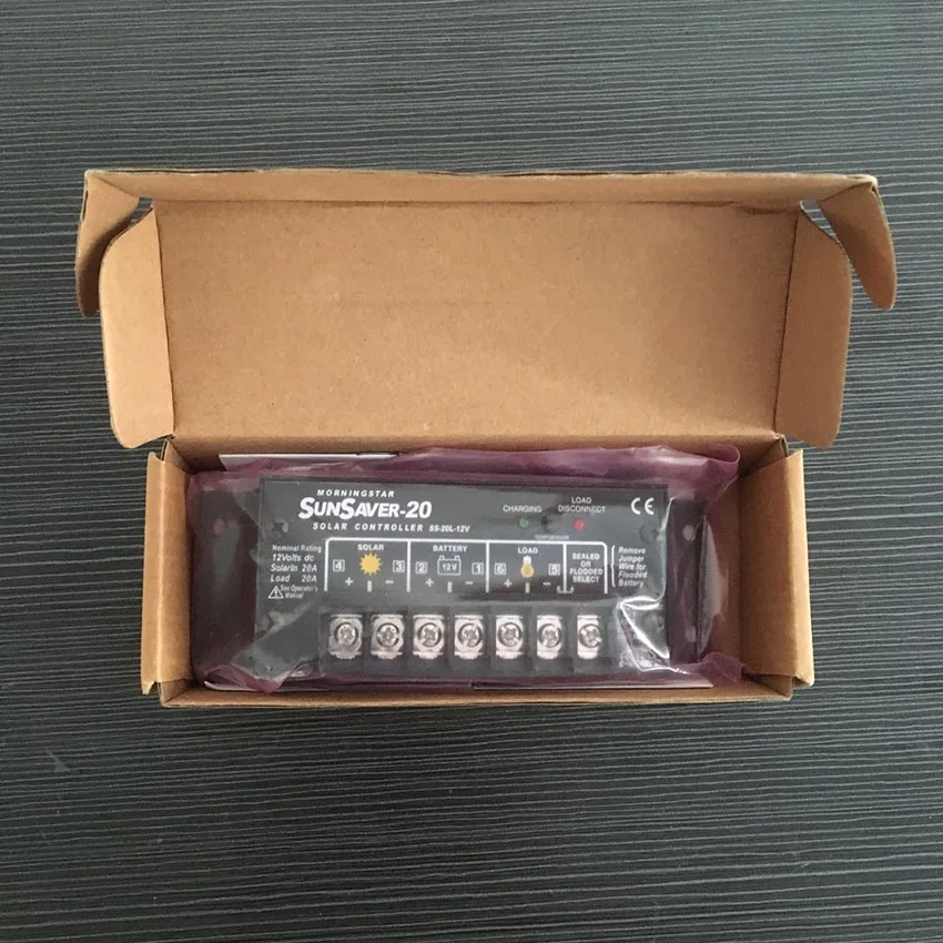 Бесплатная доставка Prostar Sunsaver 20A 12V Morningstar за максимальной точкой мощности