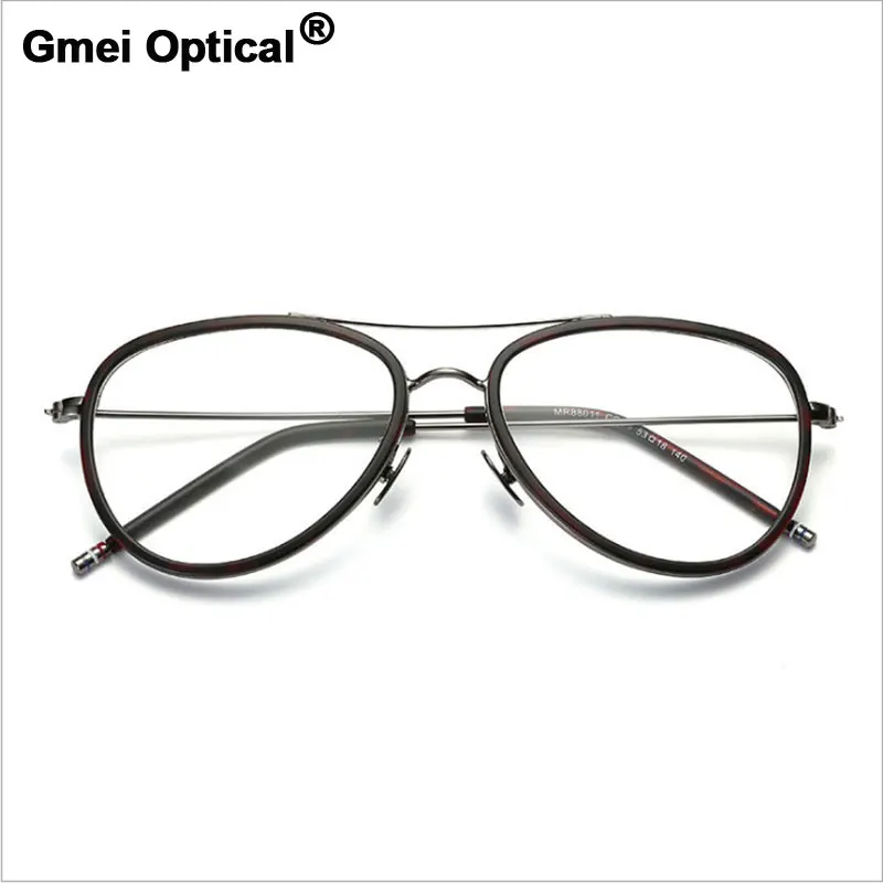 

Gmei Optical Retro Decoration Optical Eyeglasses Frames Myopia Metal Alloy Women Men Spectacles Oculos De Grau Eyewear A88011