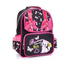 2016 NUEVA Grade1-4 Ortopédicos Transpirable lindo gato Bolsos de Escuela Primaria Niños rosa arco Mochila Adolescentes Niñas Mochila Mochilas