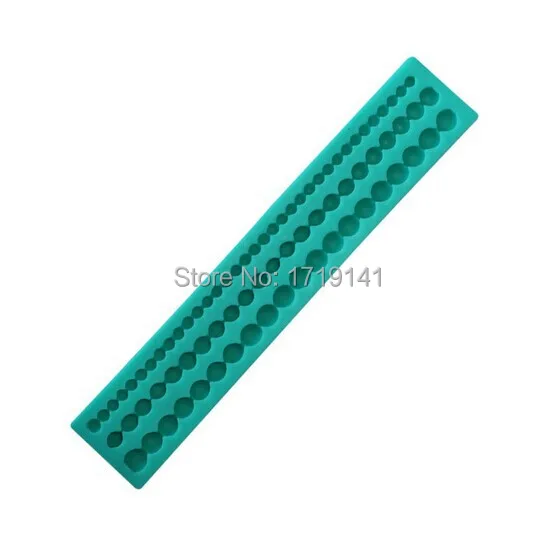 

Bake cake liquid silicone mold long pearl shape mould pearl cake decoration mold