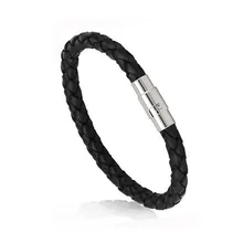 Набор свадебных колец для влюбленных стальной кожаный плетеный браслет, ювелирные изделия и аксессуары, модные ювелирные браслеты