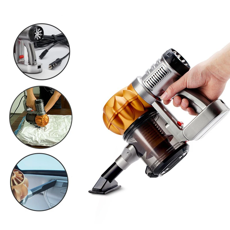 3 Heads Cordless Stick Vacuum Cleaner Handheld Dust Collector Household