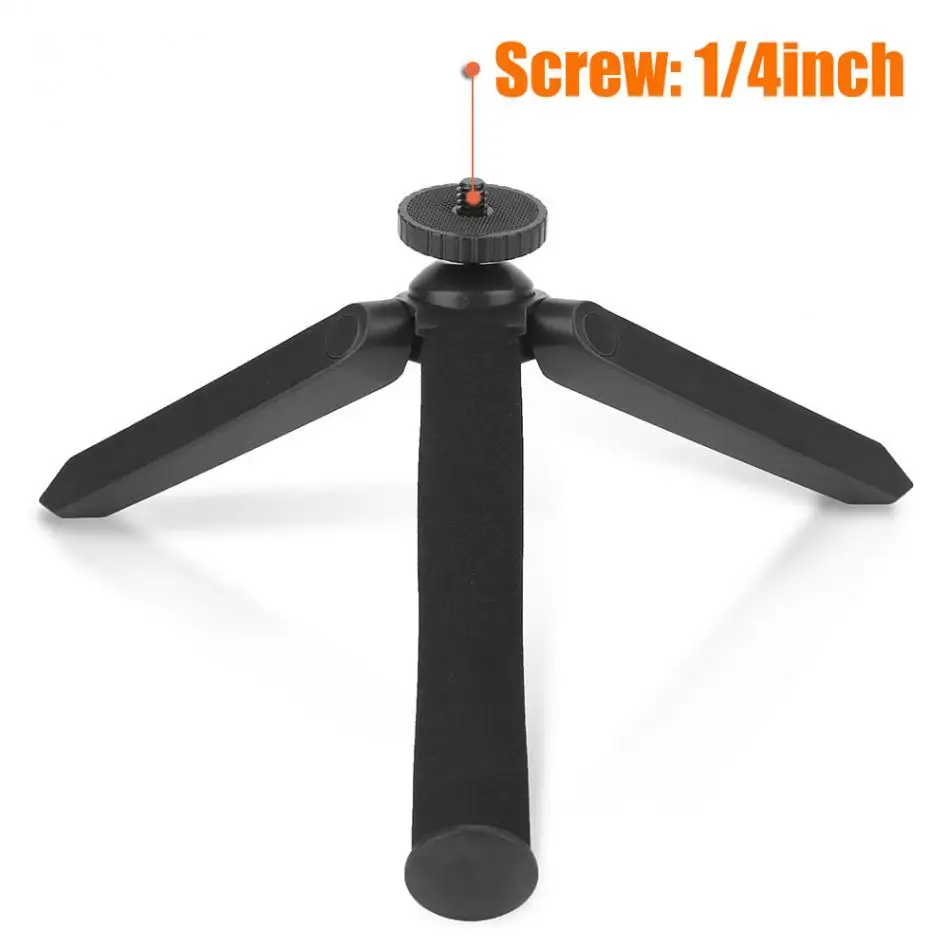 Mini Portable Desktop Tripod Bracket with Holder Mount Self Tripod for