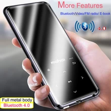 Mp3 плеер спортивный металлический плейер мини MP3 Bluetooth4.1 портативный аудио 8 ГБ с fm-радио Mmusic плеер может записывать радио