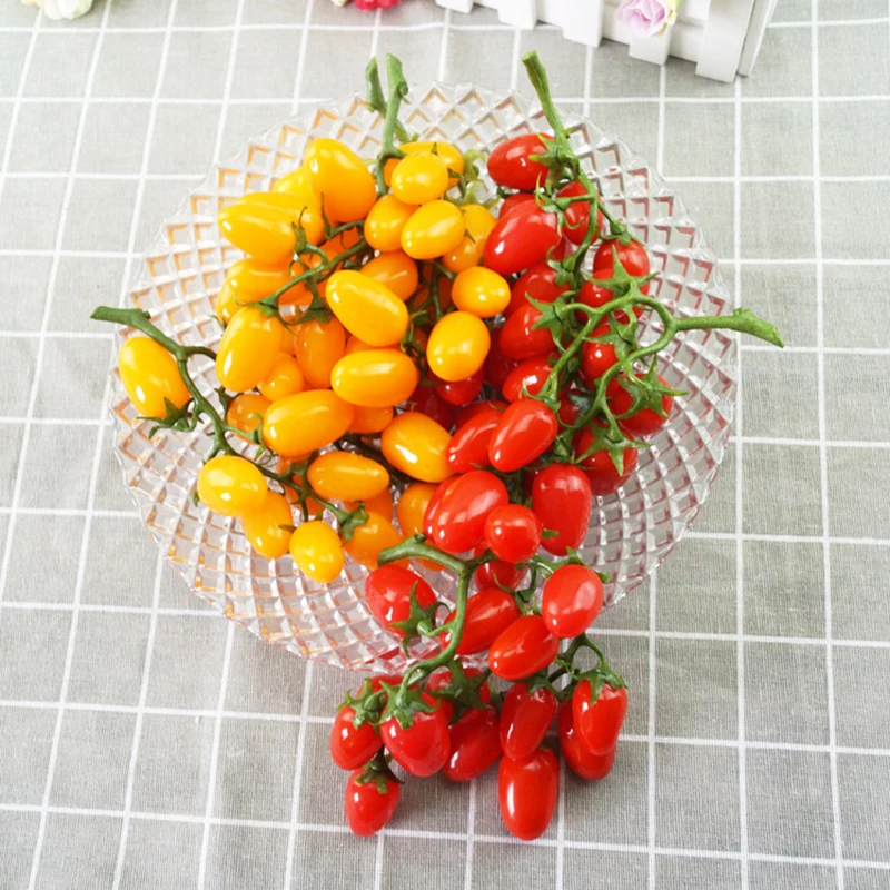 32 шт./упаковка Декоративные искусственные фрукты помидоры вишни|Искусственные