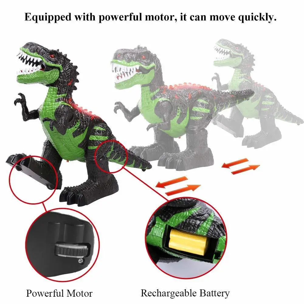 Электронное Дистанционное управление многофункциональные большие детские развивающие игрушки 8-way 2,4 rc tyrannosaurus Rex моделирование динозавр игрушка