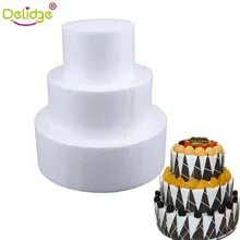 1 шт мульти размер пузырьковый торт режим цилиндрический пищевой пены Свадебные DIY украшения торта инструмент