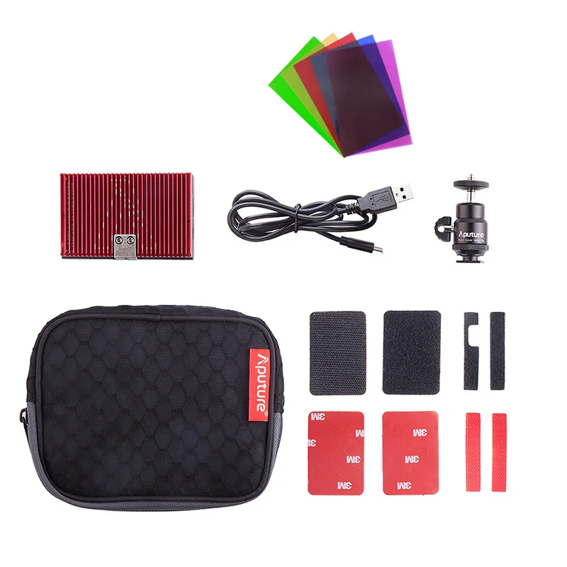 Aputure AL MX фотографическое светодио дный освещение светодиодный видео свет с 6