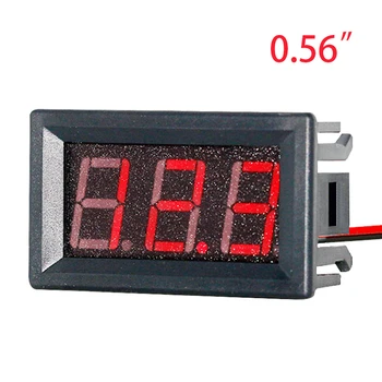 

EAFC Digital Voltmeter DC 4.5V to 30V Digital Voltmeter Voltage Panel Meter Red For 6V 12V Electromobile Motorcycle Car