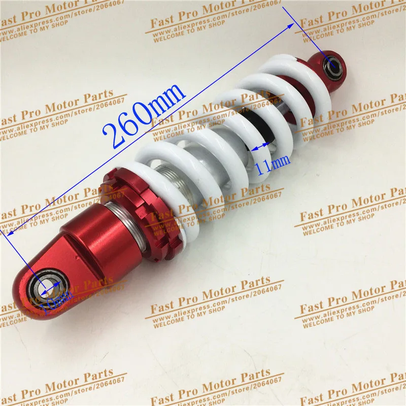 Dirt Pit Bike 260mm Motorcycle Shock Absorber Rear Suspension Motor