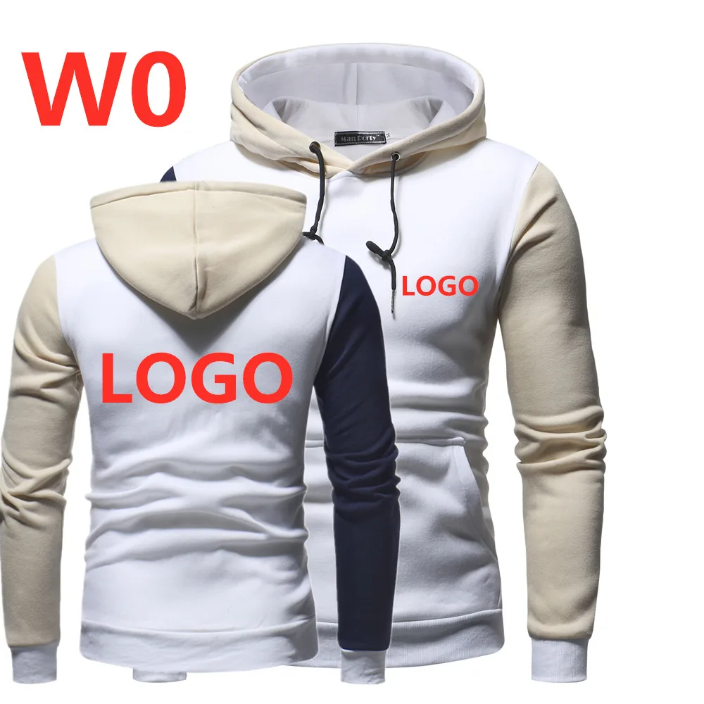 

W0 Fashion Printed Pullovers Hoodies Men Autumn Thick Mens Patchwork Sweatshirts Hip Hop Male Casual Brand Clothing Hoody Jacket