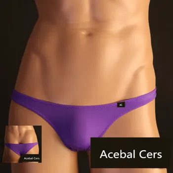 

2019 Acebal Cers Mens underwear briefs men TM Mini Sexy men briefs Jockstraps Manview Low waist Cueca gay men bikini briefs XXL
