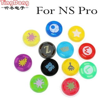 

4pcs/ lot For Nintend Switch Joy-con Controller Splatoon 2 3D analog Joystick Cap Silicone Cover Case for NS Pro Controller
