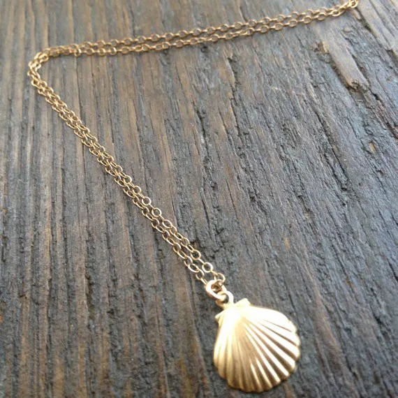 Seashell Necklace Tiny Mermaid For Women Bridesmaid Gifts CK012 | Украшения и аксессуары