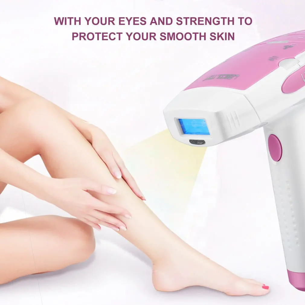 

LESCOLTON Laser Epilator Painless IPL Hair Removal Home Pulsed Light with LCD Display for Men & Women Rechargeable Razor