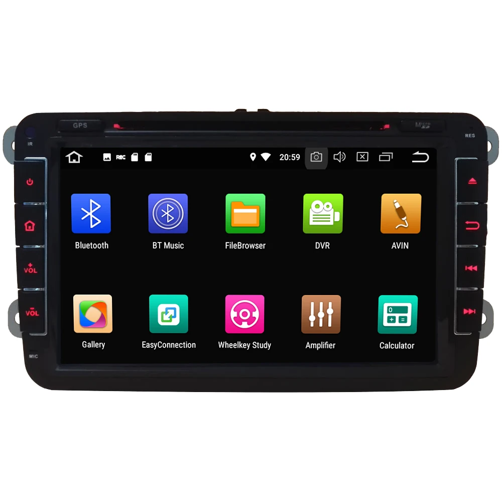 Best 8" Octa Core 4G Android 8.1 4GB RAM 64GB ROM Car DVD Multimedia Player For Volkswagen VW Golf Polo Touran Tiguan Passat CC Jetta 1