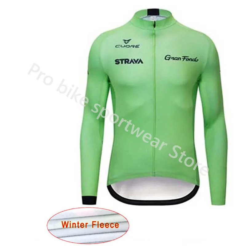 cycling jersey 06 Ropa ciclismo Uniformes Strava Зимняя Теплая Флисовая велосипедная одежда с длинным рукавом для гонок, горного велосипеда Pro team, велосипедная майка - Цвет: cycling jersey 06
