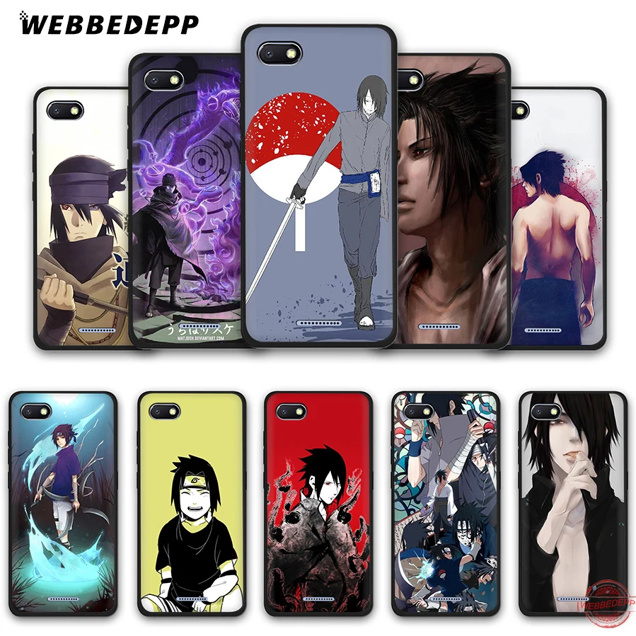 WEBBEDEPP Naruto Sasuke Uchiha мягкий чехол для телефона Redmi Note 8 7 6 5 Pro 4A 5A 6A 4X Plus S2 Go чехлы |