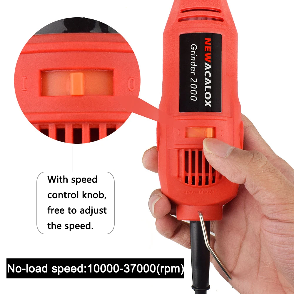 NEWACALOX EU 130W Mini Electric Drill Engraver for