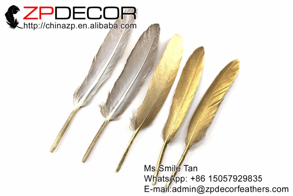 Zpdecoration 10 15 см (4 6 дюймов) 100 штук тщательно изготовленные золотые металлические