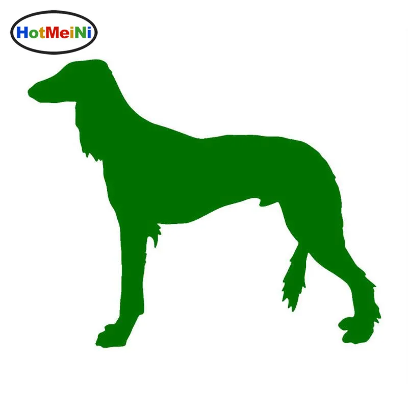 

HotMeiNi Saluki Dog Car Stickers Reflective Vinyl Decal Car Styling Motorcycle Accessories 15.5*12.7CM