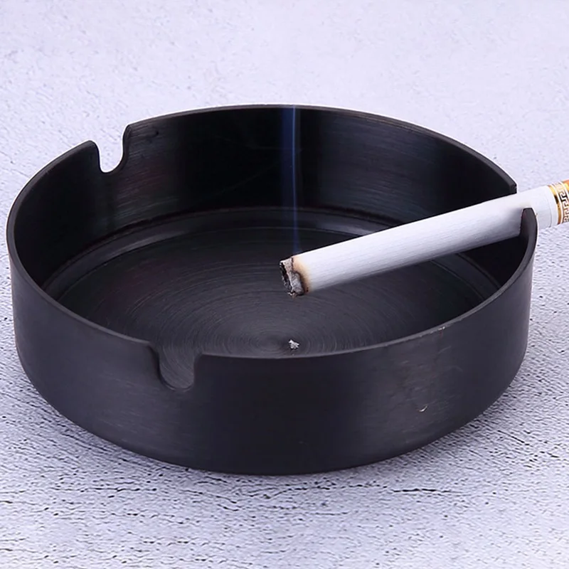 1 шт. позолоченная пепельница из нержавеющей стали пепельница подставка для сигарет держатель