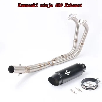 

For Ninja400 motorcycle exhaust muffler with high quality for kKawasaki Ninja 400 2018 years exhaust removable DB killer